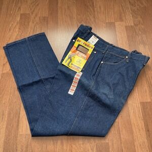 Wrangler Men's Cowboy Cut Original Denim Cotton Blue Jeans Size 48X34 NWT USA